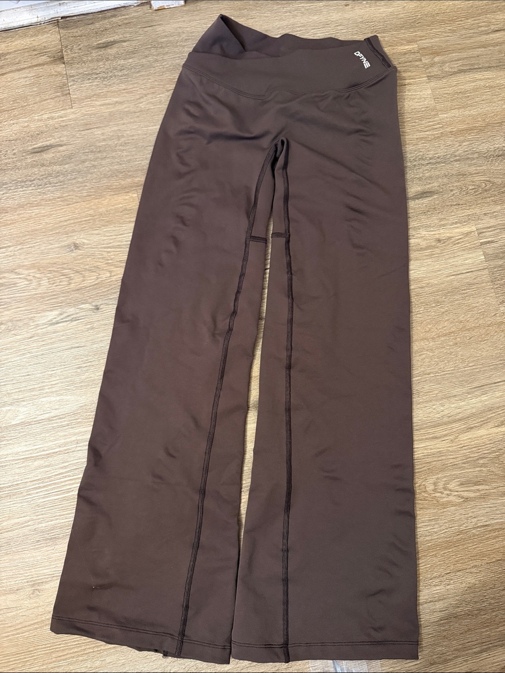 Dfyne impact Brown flare leggings